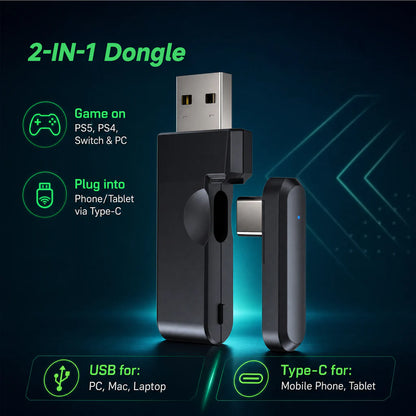 EasySMX® E02 Multi-Mode Wireless Gaming Headset