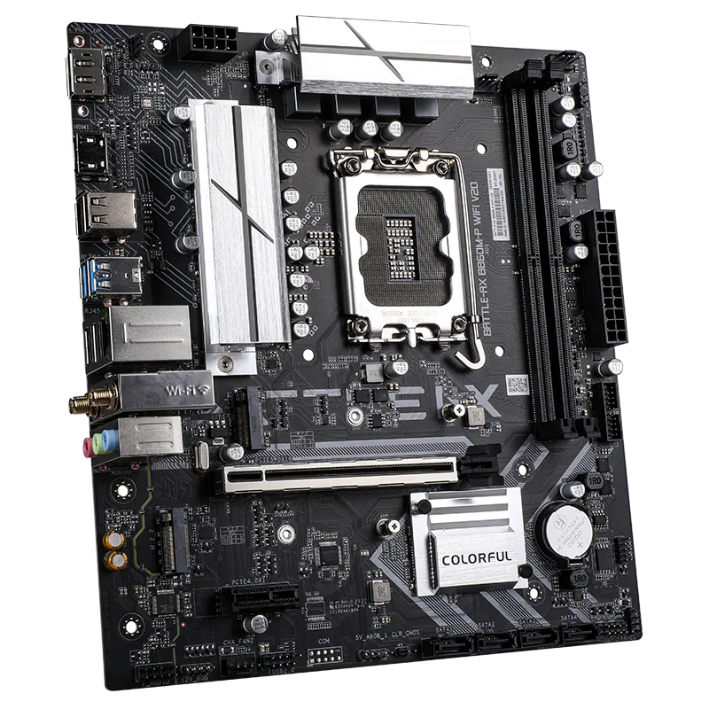 COLORFUL BATTLE-AX B860M-P WIFI V20 DDR5 Intel Core Ultra Series 2 microATX Motherboard