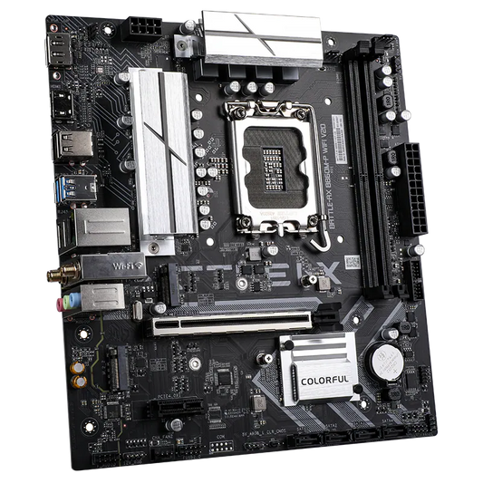 COLORFUL BATTLE-AX B860M-P WIFI V20 DDR5 Intel Core Ultra Series 2 microATX Motherboard