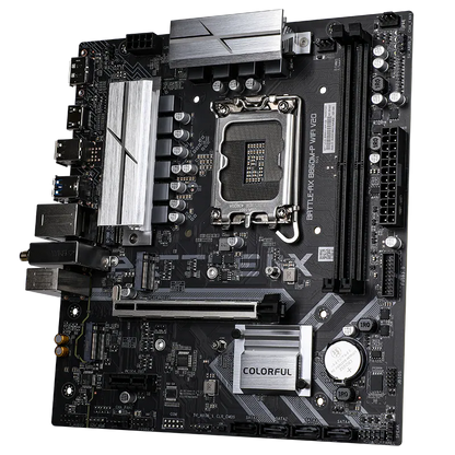 COLORFUL BATTLE-AX B860M-P WIFI V20 DDR5 Intel Core Ultra Series 2 microATX Motherboard