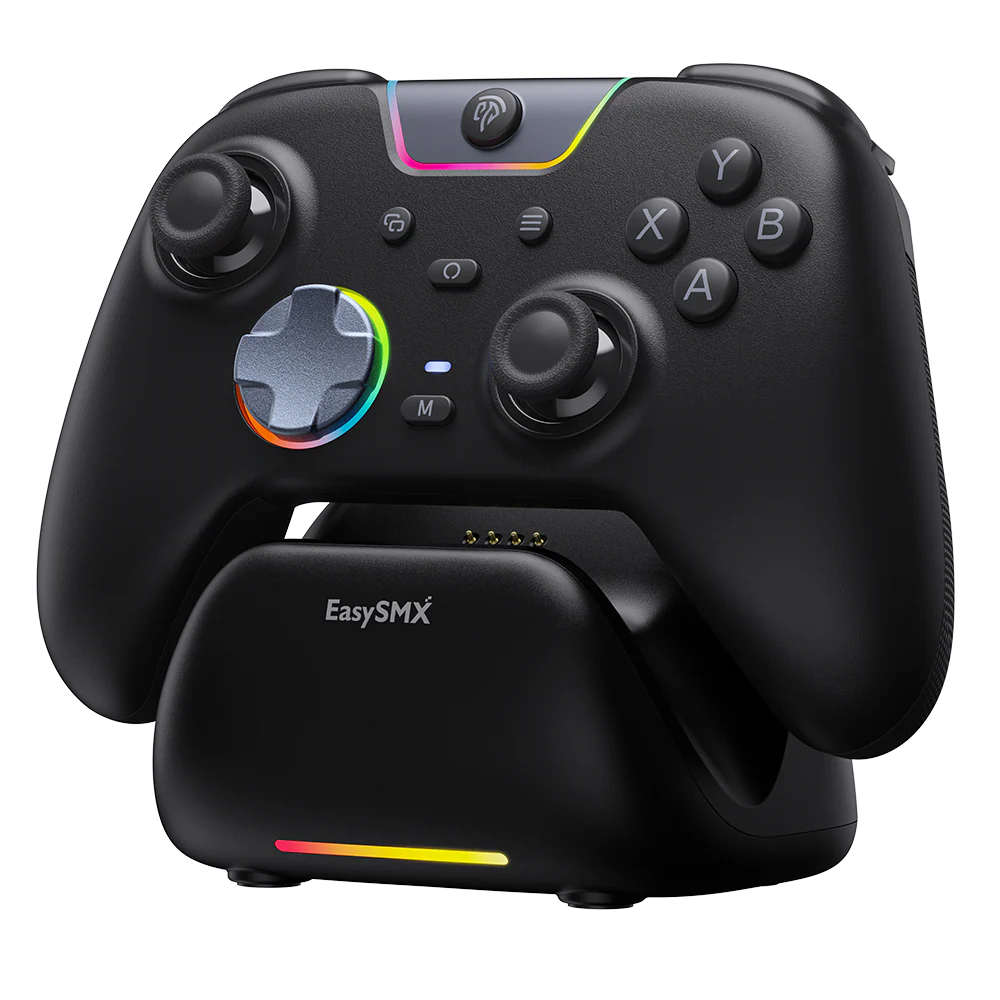 EasySMX X05 Pro Black Wireless Controller with Charging Dock