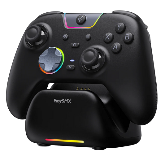 EasySMX X05 Pro Black Wireless Controller with Charging Dock