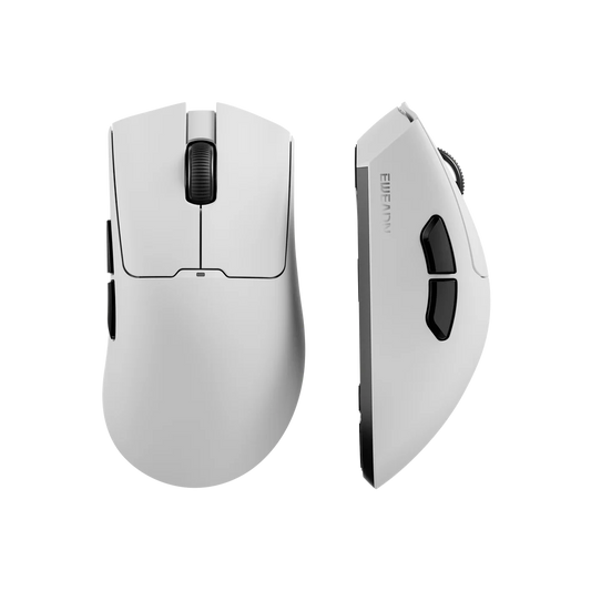 EWEADN A5 Pro Tri-Mode Wireless Gaming Mouse White/Black/Red