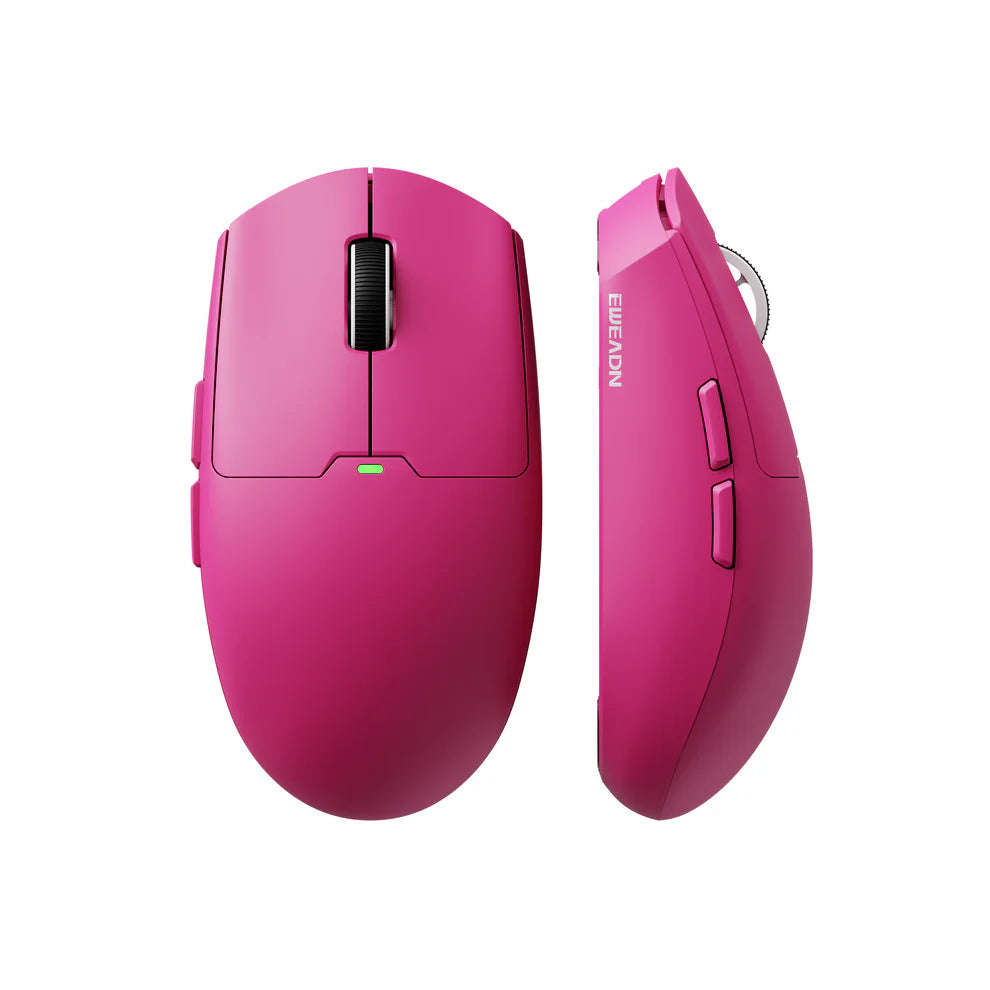 EWEADN E11 Pro Tri-Mode Wireless Gaming Mouse Pink/White