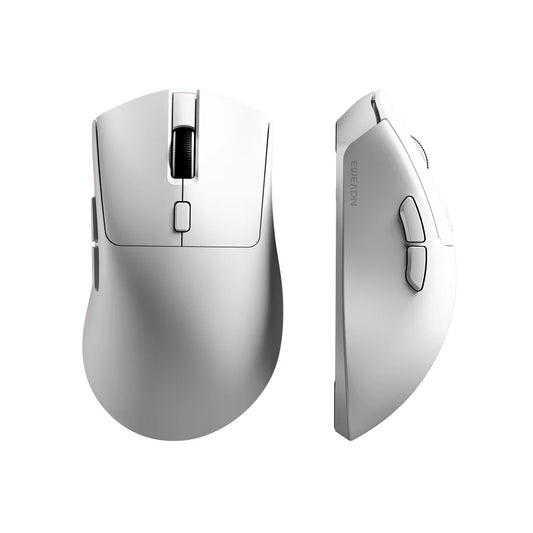 EWEADN E7 Tri-Mode Wireless Gaming Mouse White/Red/Black