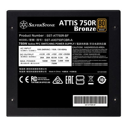SilverStone ATTIS 750R Bronze 80 PLUS Bronze 750W ATX 3.1 ATX Power Supply