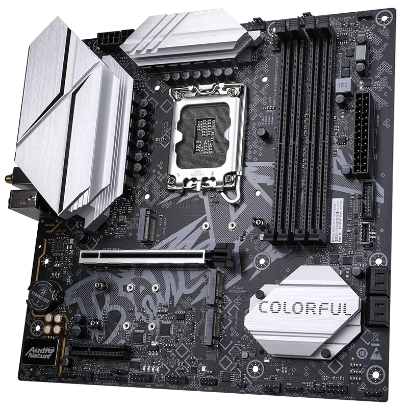 COLORFUL BATTLE-AX B760M-PLUS WIFI V20 DDR4 Intel LGA1700 microATX Motherboard