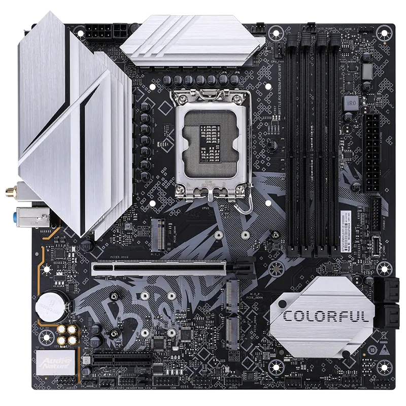 COLORFUL BATTLE-AX B760M-PLUS WIFI V20 DDR4 Intel LGA1700 microATX Motherboard