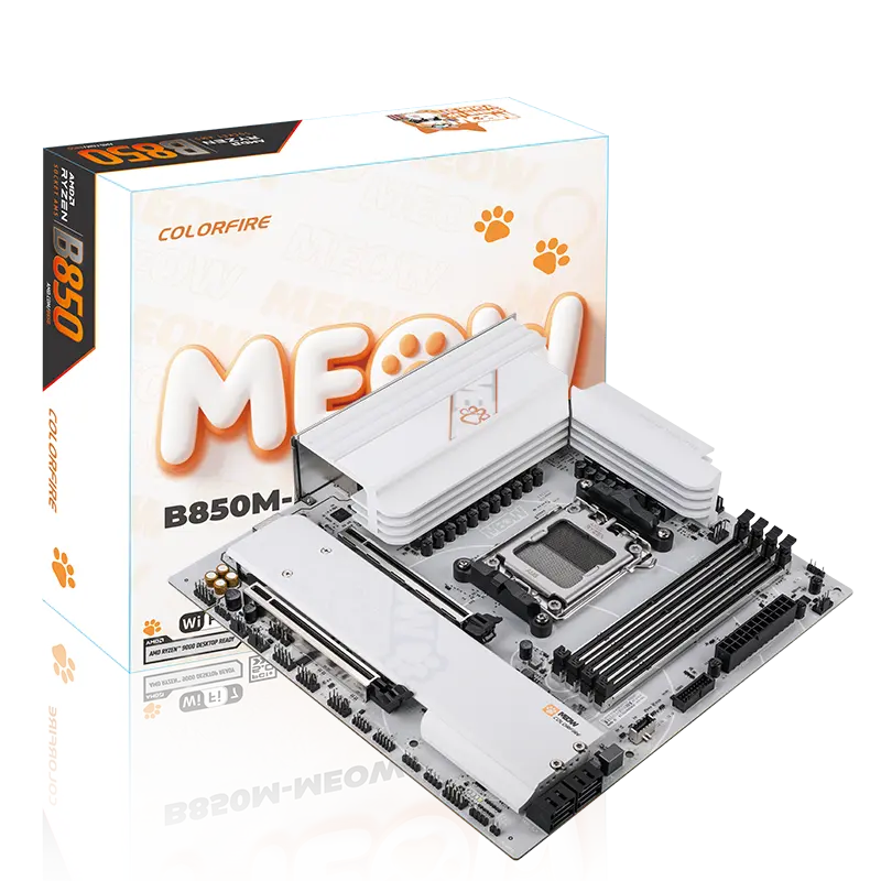 Colorful Colorfire B850M-Meow Wifi7 V14 DDR5 AMD AM5 microATX Motherboard
