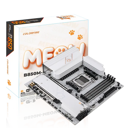 Colorful Colorfire B850M-Meow Wifi7 V14 DDR5 AMD AM5 microATX Motherboard
