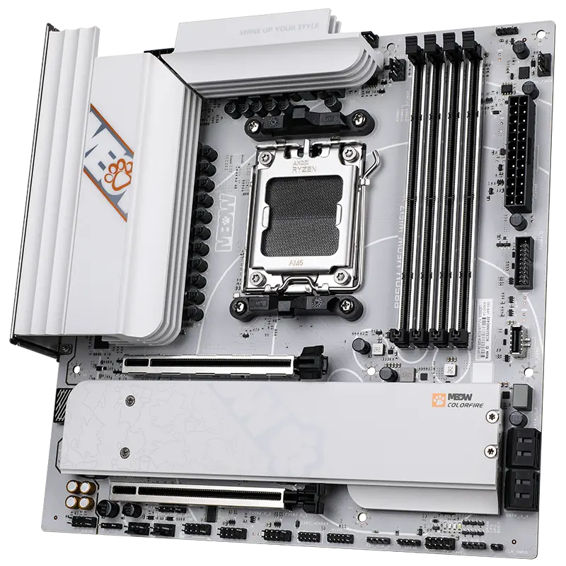 Colorful Colorfire B850M-Meow Wifi7 V14 DDR5 AMD AM5 microATX Motherboard