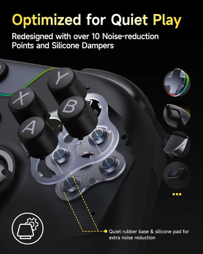 EasySMX X05 Pro Wireless PC Controller – Black