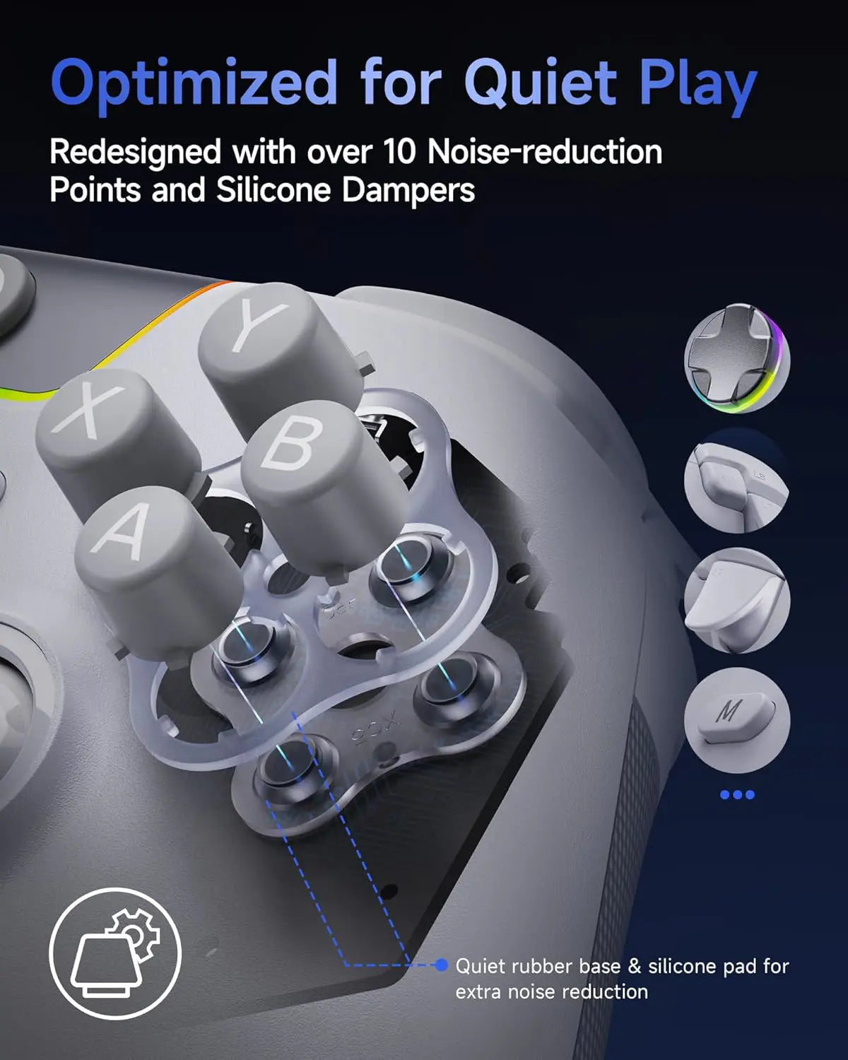 EasySMX X05 Pro Wireless PC Controller – White