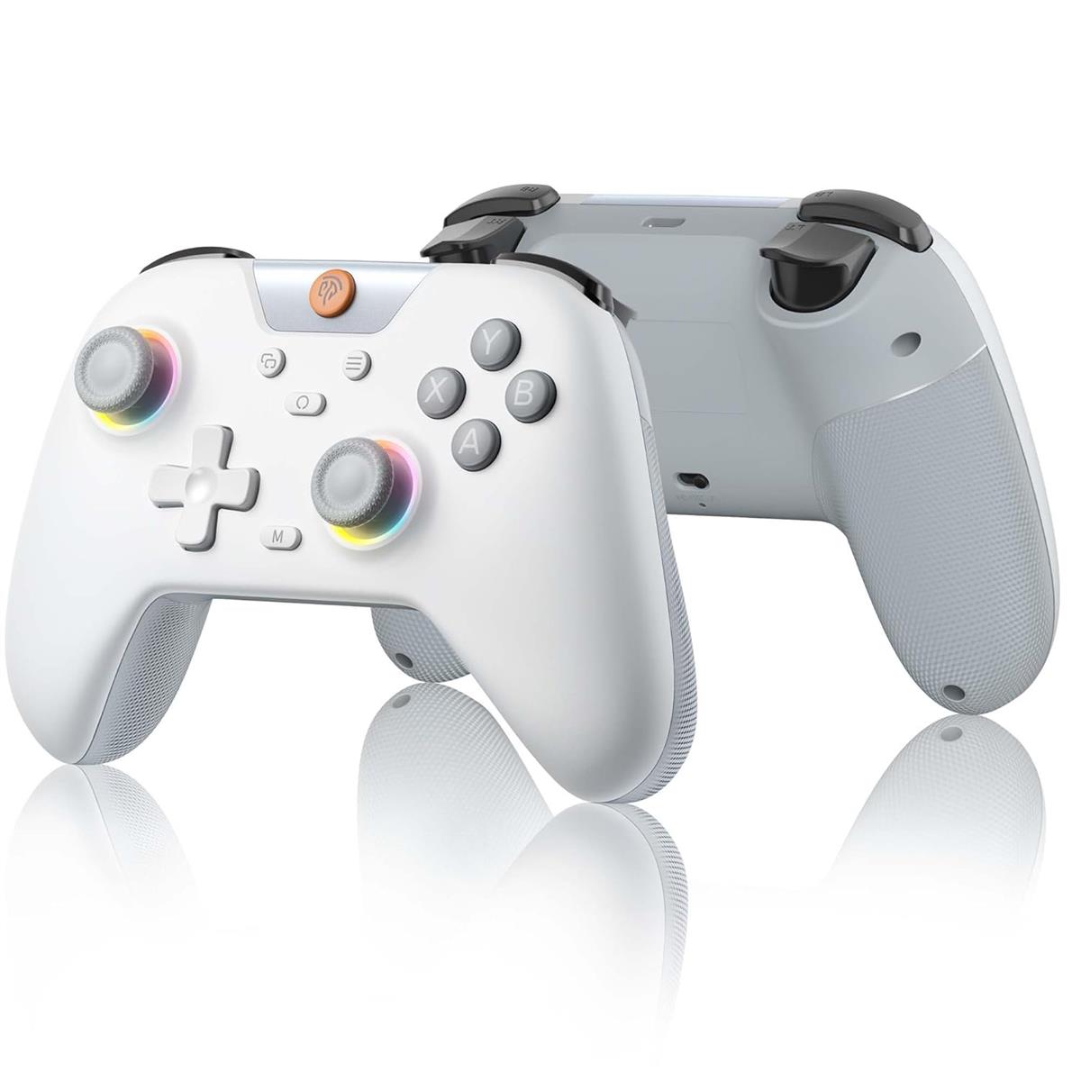 EasySMX X05 White Wireless Controller for PC, Android & Steam Deck