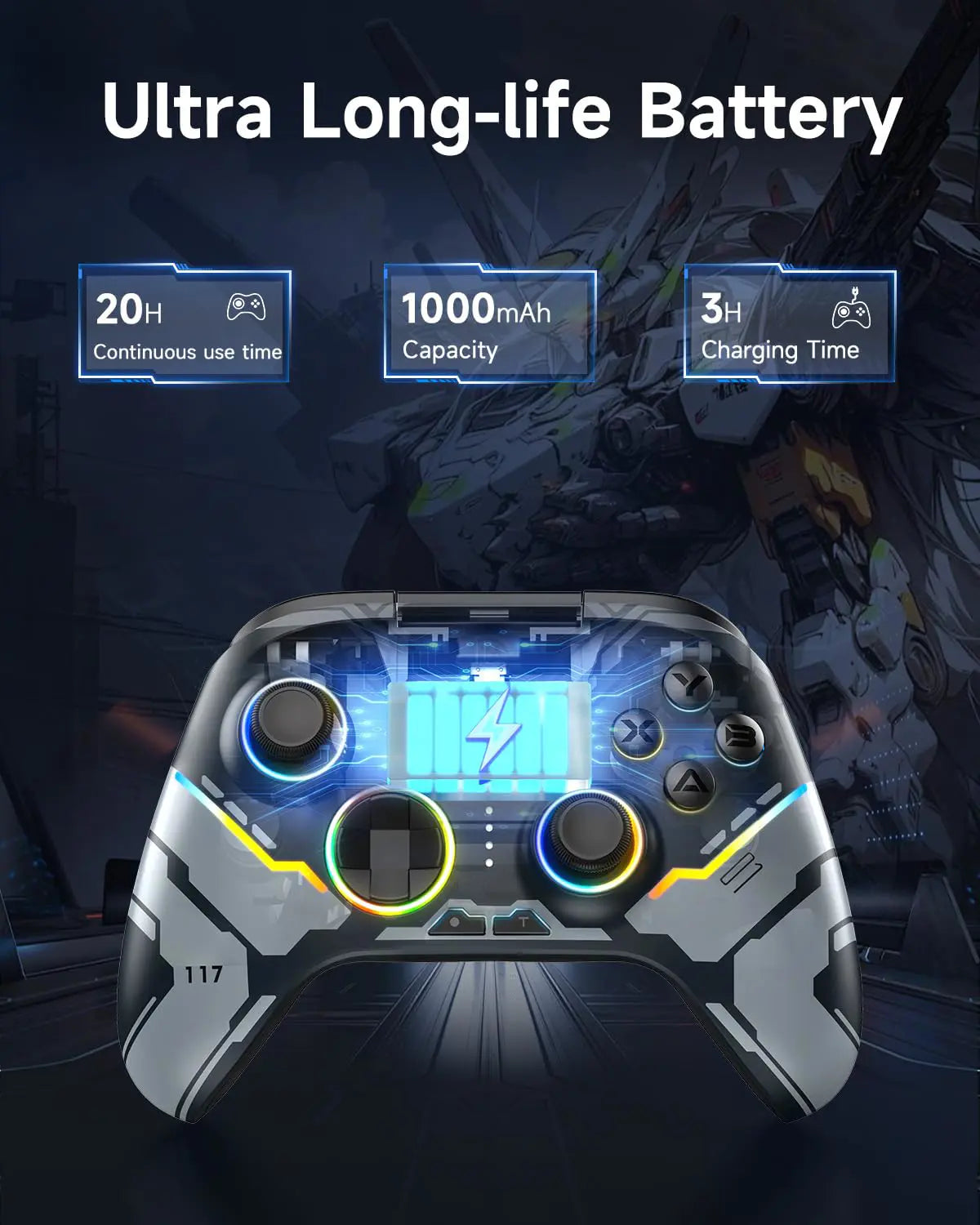 EasySMX X15 Black Wireless Gaming Controller