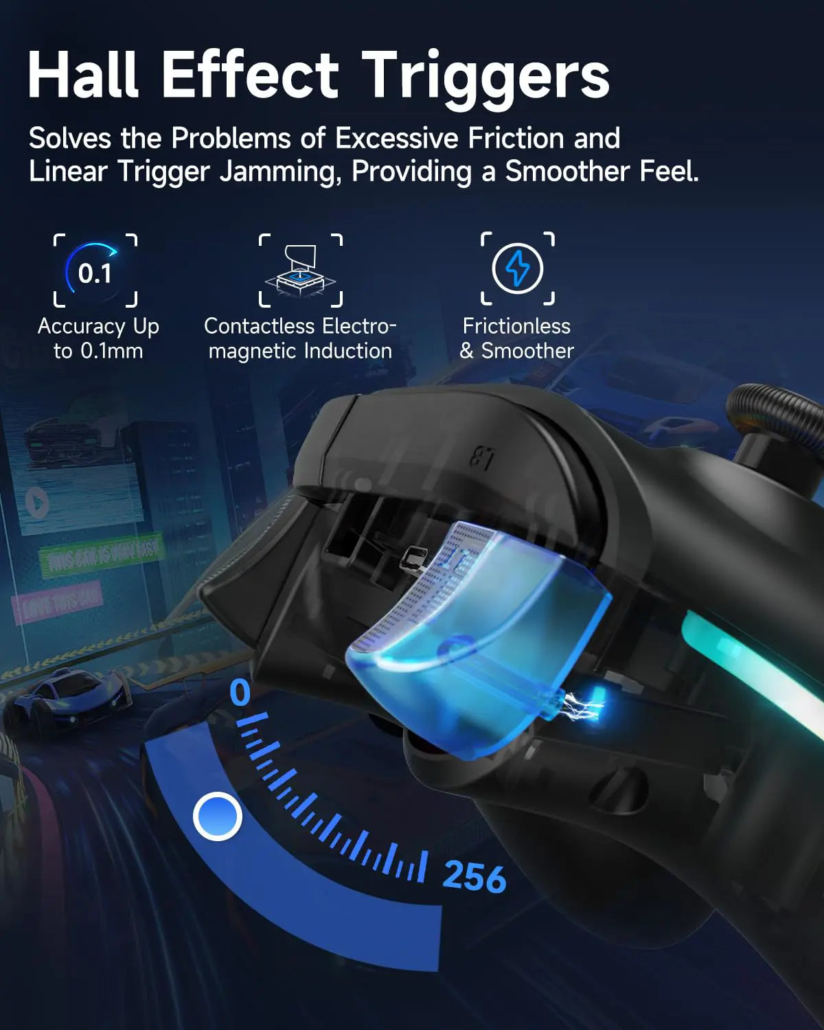 EasySMX X15 Black Wireless Gaming Controller