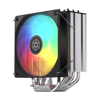 SilverStone Frost Mage 600 ARGB High-performance 120mm PWM Single Tower CPU Cooler with Six Heatpipes
