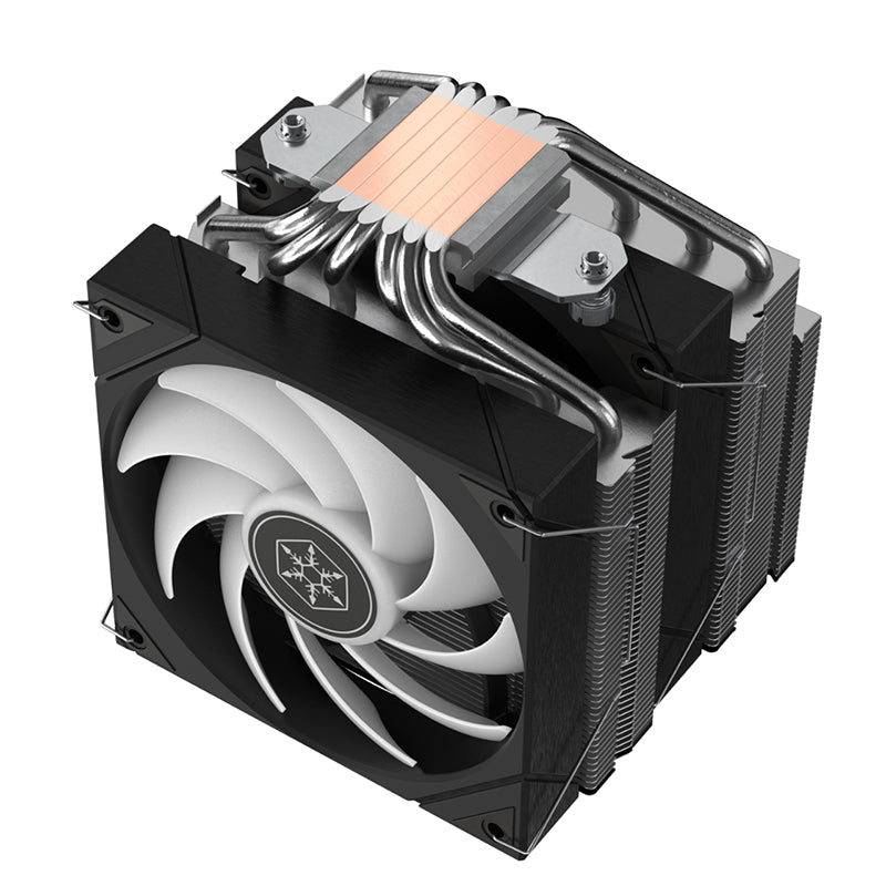 SilverStone Frost Mage 620 ARGB Dual tower CPU cooler with 6 heat-pipes and 120mm PWM controlled fans