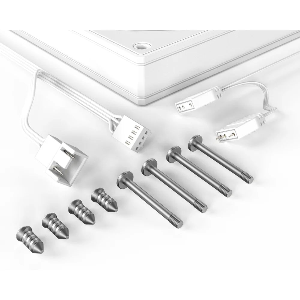 ID-Cooling AS-120-ARGB-K Trio 120mm ARGB PWM Fan Kit - White
