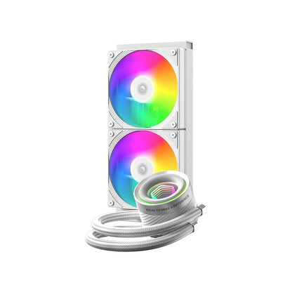 ID-Cooling FX240 INF ARGB AIO 240mm Liquid CPU Cooler - White