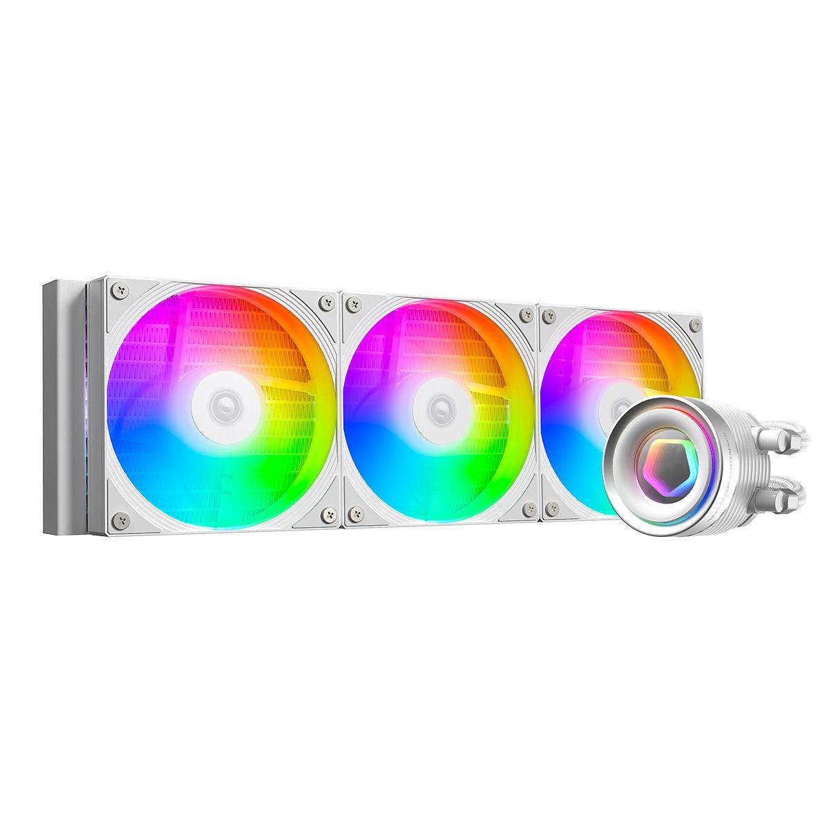ID-Cooling FX360 INF ARGB AIO 360mm Liquid CPU Cooler - White