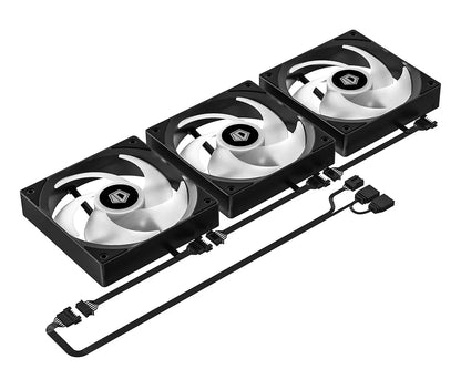 ID-Cooling FX360 LCD ARGB AIO 360mm Liquid CPU Cooler - Black