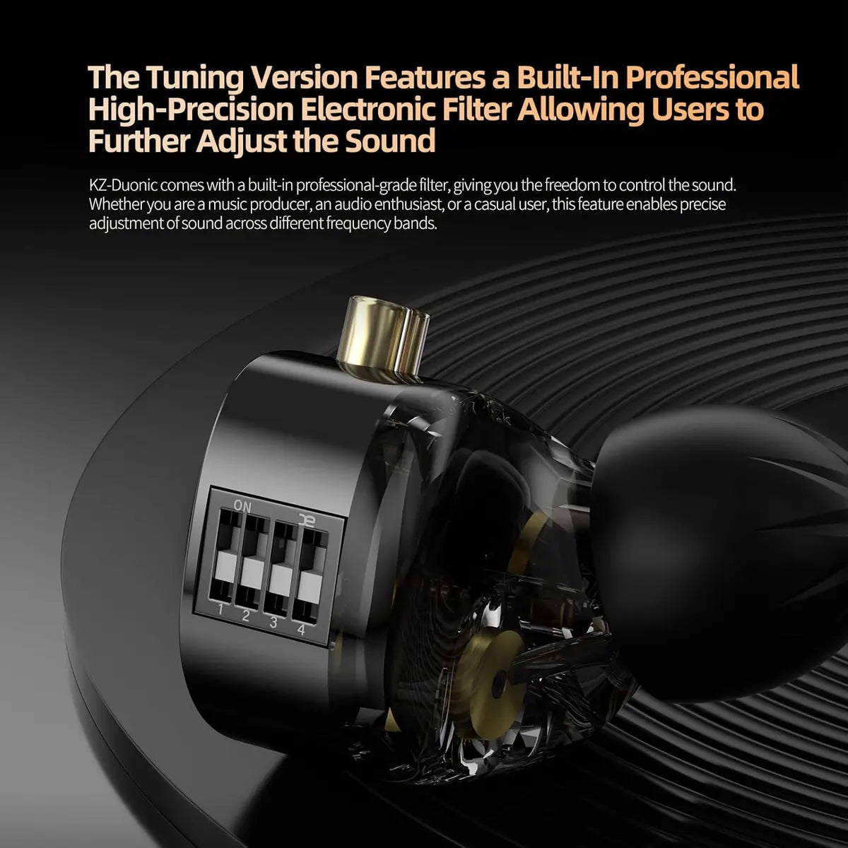 KZ Duonic is a premium in-ear monitor (IEM)