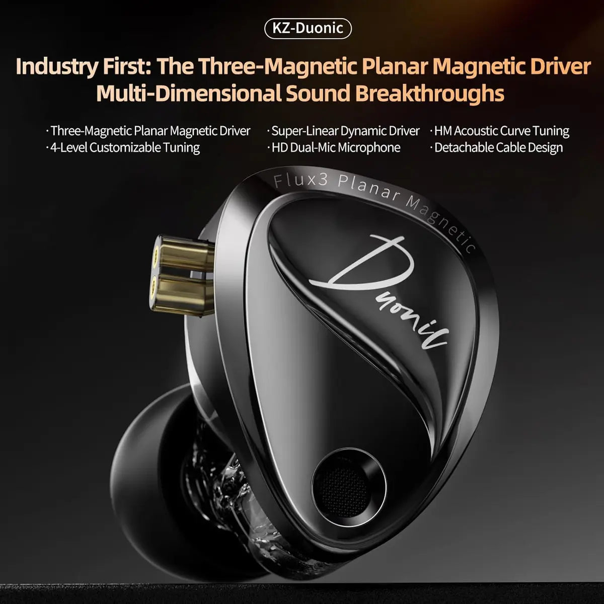 KZ Duonic is a premium in-ear monitor (IEM)
