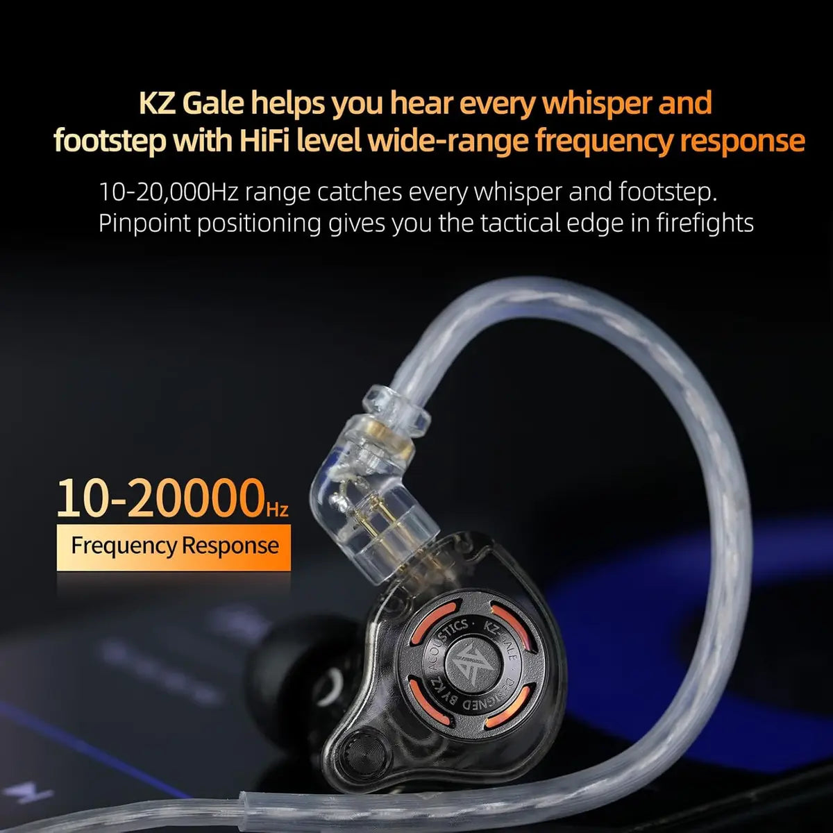 KZ Gale is a high-performance in-ear monitor (IEM)