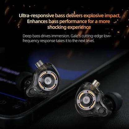 KZ Gale is a high-performance in-ear monitor (IEM)