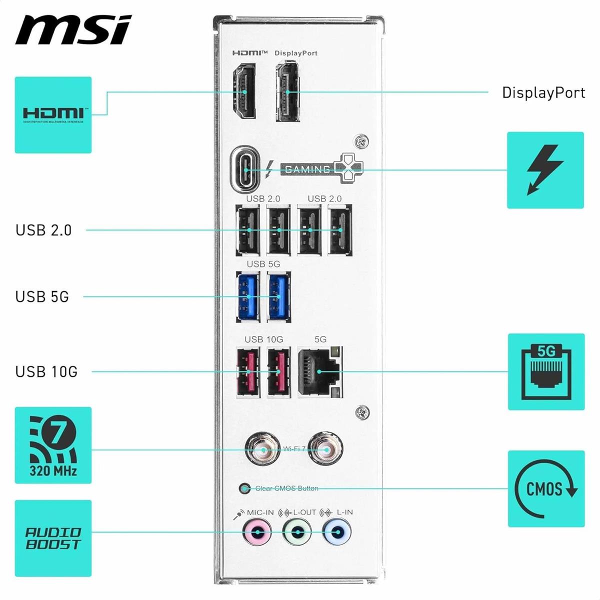 MSI B860 GAMING PLUS WIFI