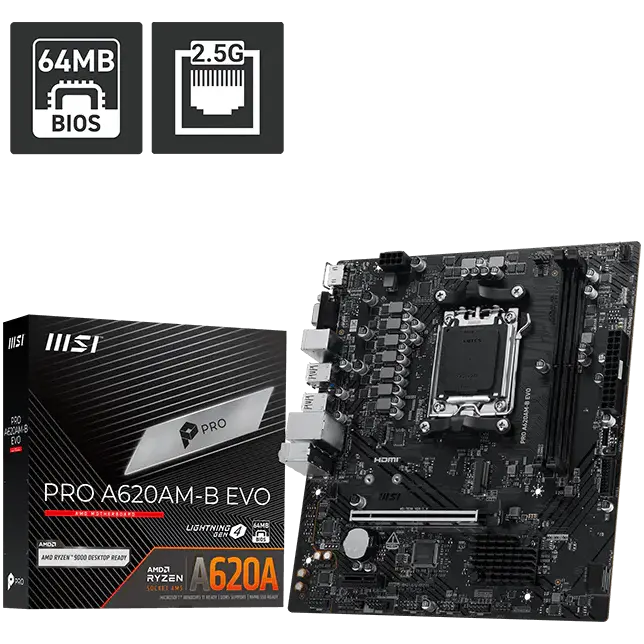 MSI PRO A620AM-B EVO