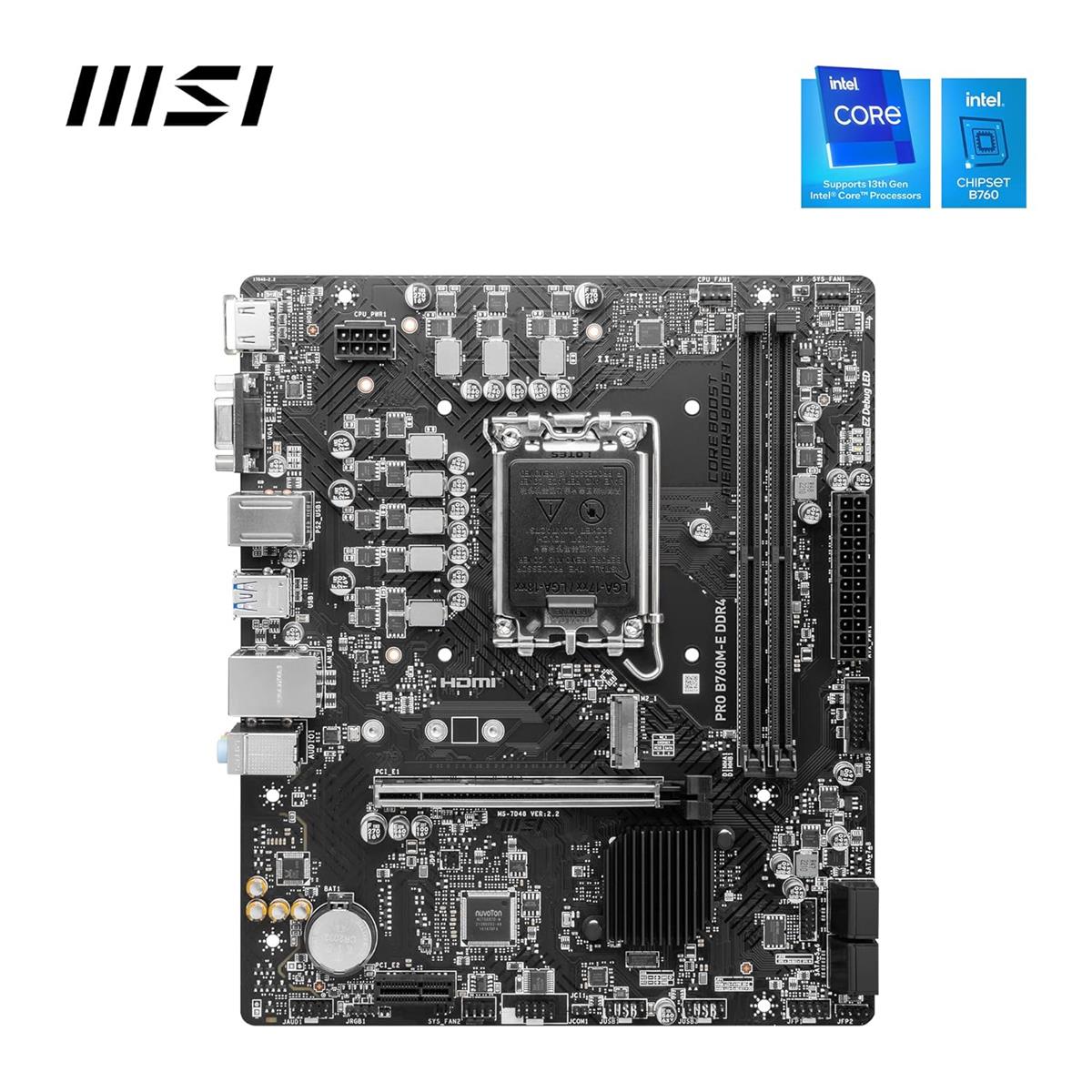 MSI PRO B760M-E DDR4