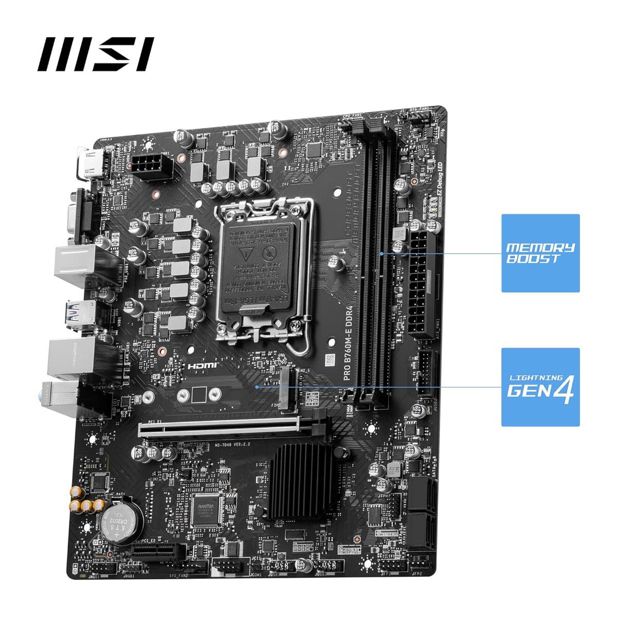 MSI PRO B760M-E DDR4