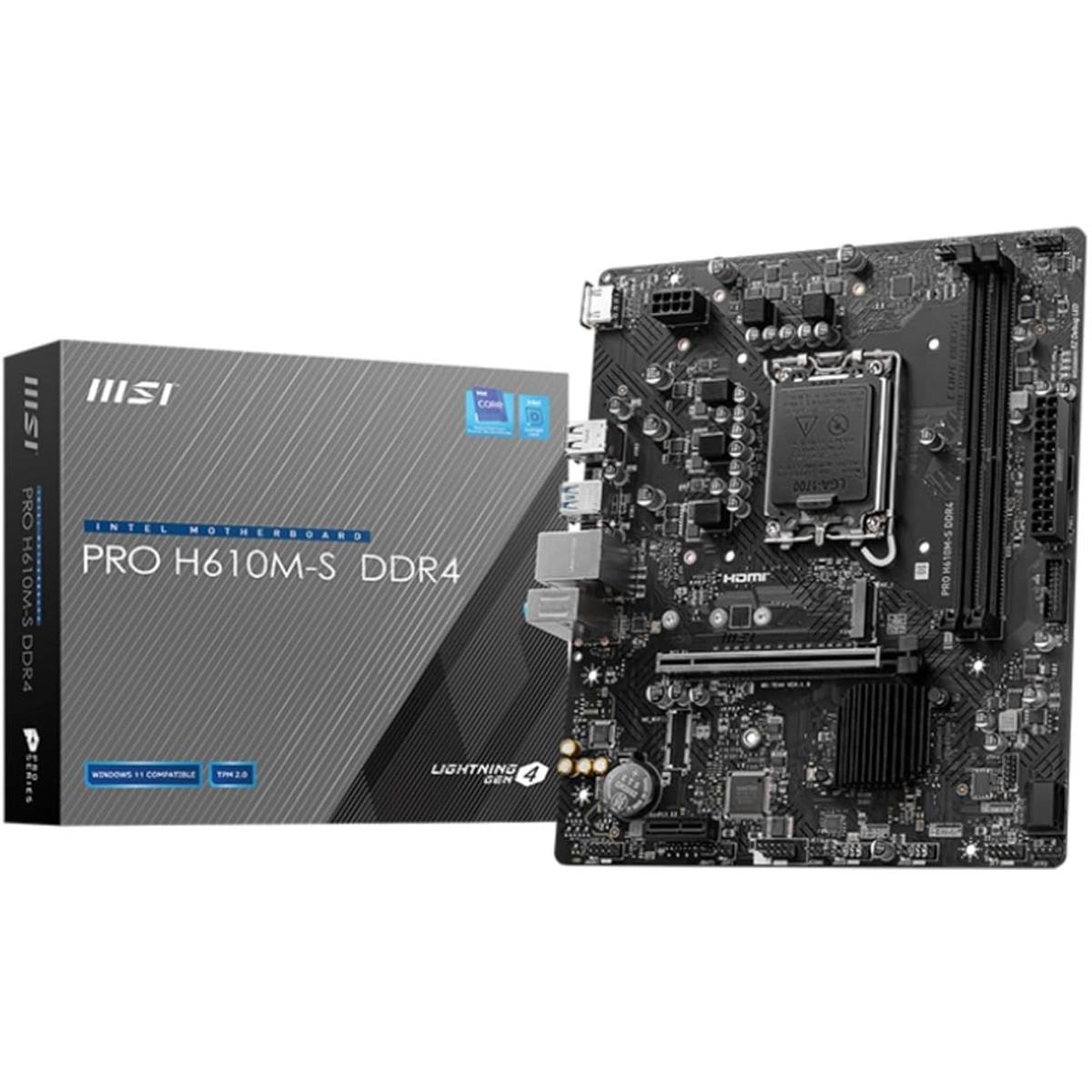 MSI PRO H610M-S DDR4