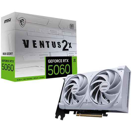 MSI GeForce RTX 5060 VENTUS 2X 8G OC WHITE