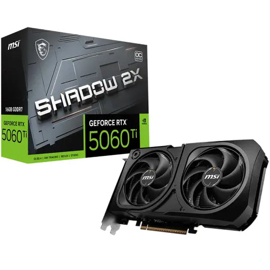 MSI GeForce RTX 5060 Ti SHADOW 2X 16G OC PLUS