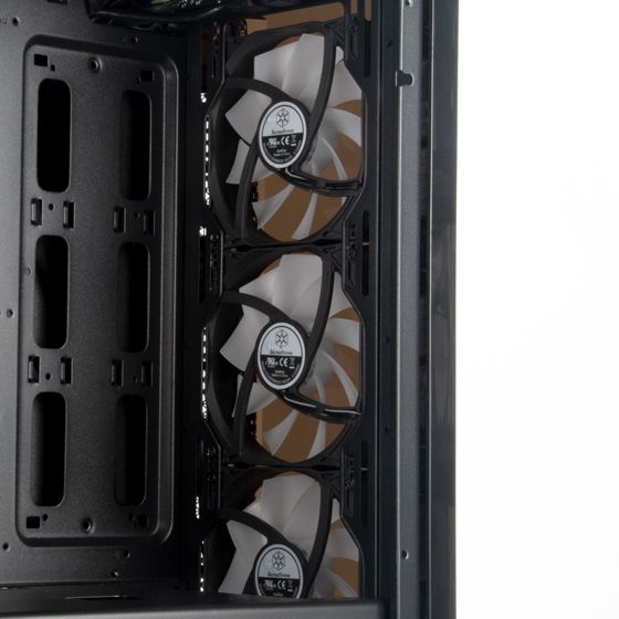 SilverStone FARA B1 PRO V2 Sleek ARGB lighting tempered glass mid tower ATX chassis