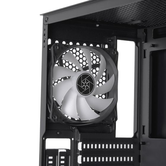 SilverStone FARA B1 PRO V2 Sleek ARGB lighting tempered glass mid tower ATX chassis