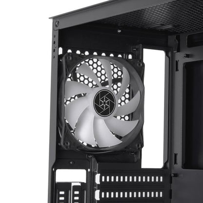 SilverStone FARA B1 PRO V2 Sleek ARGB lighting tempered glass mid tower ATX chassis
