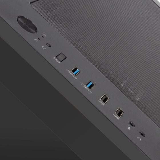 SilverStone FARA B1 PRO V2 Sleek ARGB lighting tempered glass mid tower ATX chassis