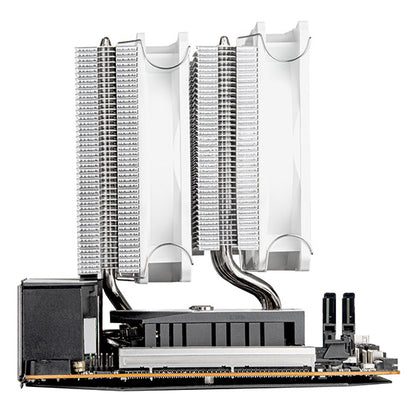 SilverStone Hydrogon D120 ARGB Dual tower CPU cooler with 6 heat-pipes and dual 120mm ARGB fans