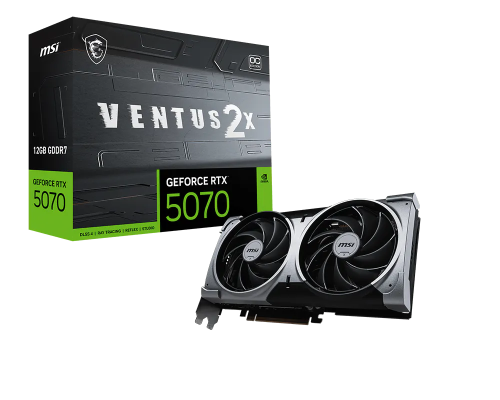 MSI GeForce RTX 5070 VENTUS 2X 12G OC