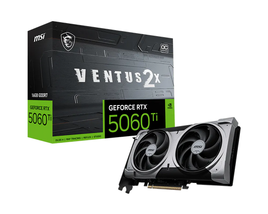 MSI GeForce RTX 5060 Ti VENTUS 2X 16G OC PLUS