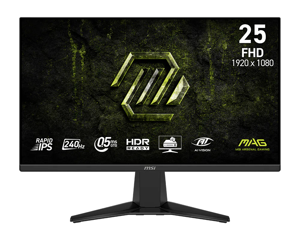 MSI MAG 255F X24 25" 240Hz Gaming Monitor