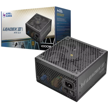 Super Flower Leadex III Gold 1000W Full Modular PCIe 5.0 80 Plus Gold Power Supply (Black)