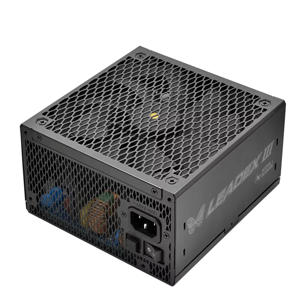 Super Flower Leadex III Gold 1000W Full Modular PCIe 5.0 80 Plus Gold Power Supply (Black)
