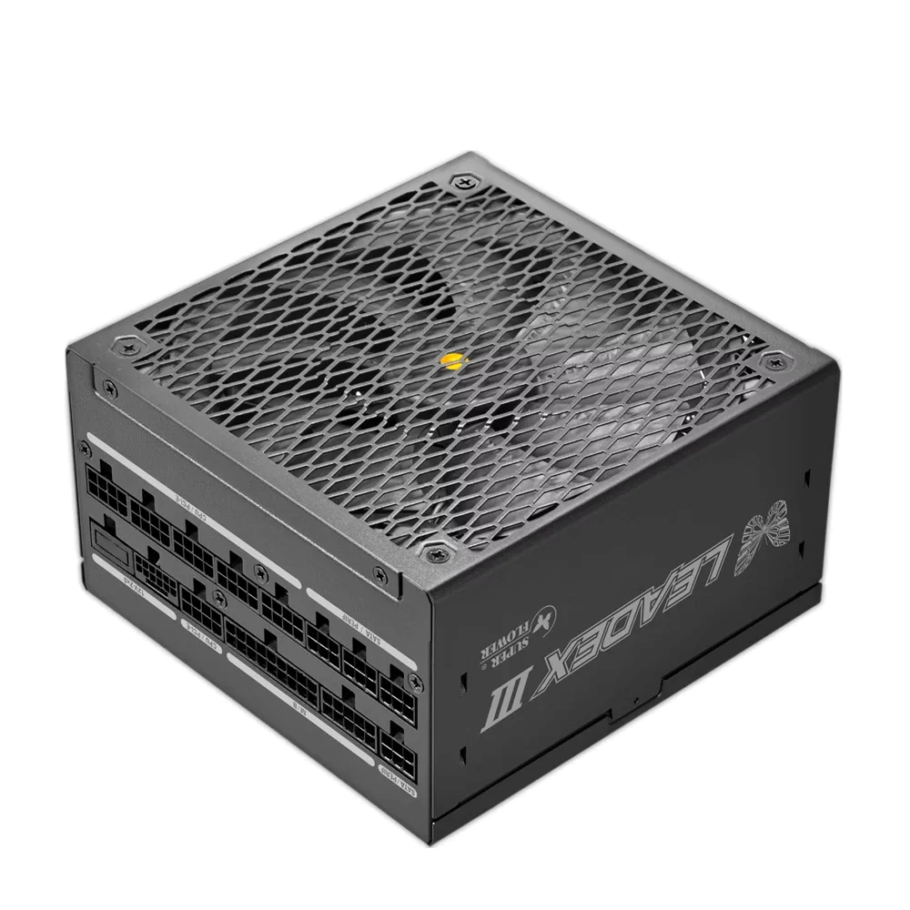 Super Flower Leadex III Gold 1000W Full Modular PCIe 5.0 80 Plus Gold Power Supply (Black)