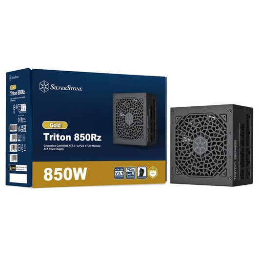 SilverStone Triton 850Rz Cybenetics Gold 850W ATX 3.1 & PCIe 5 Fully Modular ATX Power Supply