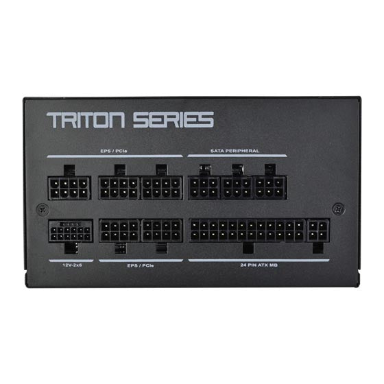 SilverStone Triton 850Rz Cybenetics Gold 850W ATX 3.1 & PCIe 5 Fully Modular ATX Power Supply